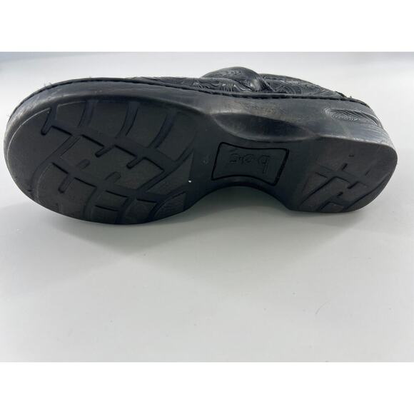 B.O.C. Born Concept Left Shoe Womens Size 8.5 Black Leather Slip On Clog Amputee - Picture 5 of 6